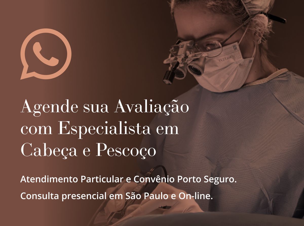 Agendar consulta com especialista em cabeça e pescoço