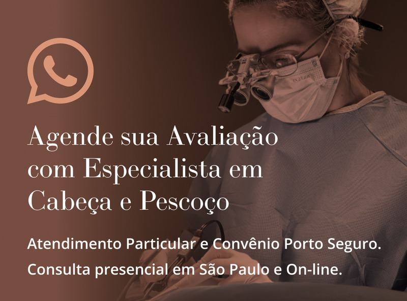 Agendar consulta com especialista em cabeça e pescoço