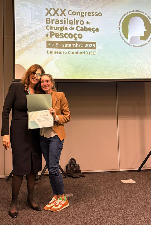 Dra Fatima Matos (Presidente da SBCCP) e Dra Christiana Vanni