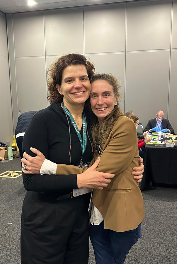 Dra Christiana Vanni e Dra Joana Conegundes